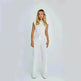 Fashion Elegant Long Sleeveless Jumpsuit Summer V-neck Casual Wide Leg Long Overalls Clothing For Women - EX-STOCK CANADA