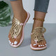 Fashion Hollow Butterfly Flip-Flops Summer Sandals For Women Casual Beach Shoes New Low Heel Flat Slides Slippers - EX-STOCK Canada