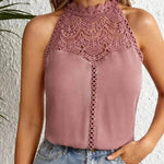 Fashion Hollowed-out Lace Gas Vest Top For Women - EX-STOCK Canada