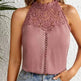 Fashion Hollowed-out Lace Gas Vest Top For Women - EX-STOCK Canada
