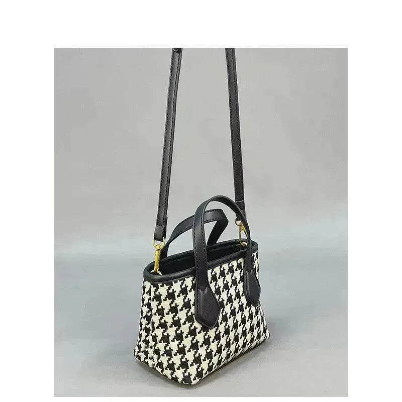 Fashion Houndstooth Single-shoulder Messenger Bag for Women - EX-STOCK Canada