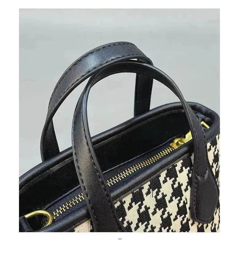 Fashion Houndstooth Single-shoulder Messenger Bag for Women - EX-STOCK Canada