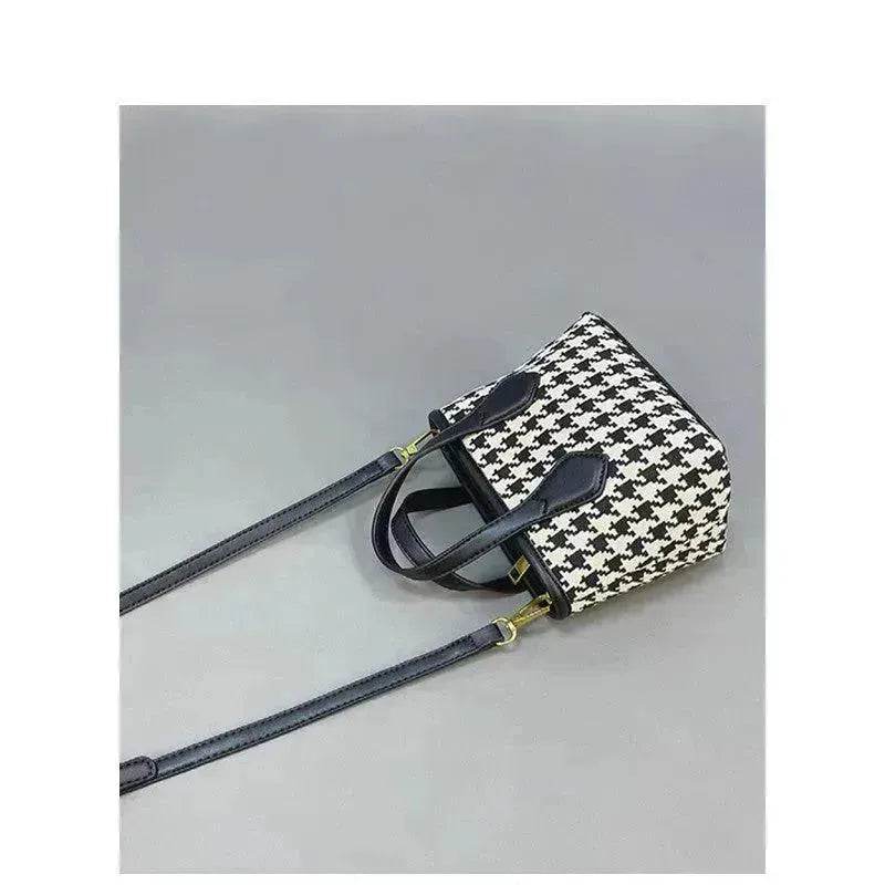 Fashion Houndstooth Single-shoulder Messenger Bag for Women - EX-STOCK Canada