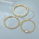 Fashion Jewelry 4 Pcs Crystal Bracelet Set Bohemian Design For Women Vintage Luxury Twisted Cuff Chains Armband Jewelry Accessories - EX-STOCK CANADA