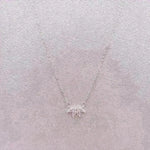 Fashion Jewelry Minimalist Shining Flower Petal Necklace For Women Girls Lotus Flower Pendant Necklace Female Party Anniversary Jewelry Gift - EX-STOCK CANADA