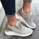 Fashion Lace-up Sneakers Women Cozy Thick-soled Sports Sneakers Shoes foe women - EX-STOCK Canada