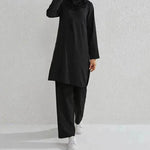 Fashion Large Size Middle East Two-piece Casual Outfit set - EX-STOCK Canada