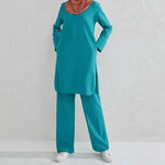 Fashion Large Size Middle East Two-piece Casual Outfit set - EX-STOCK Canada