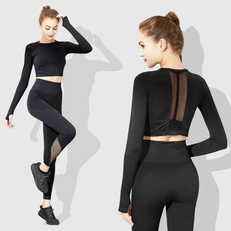Fashion long sleeve gym suit - EX-STOCK Canada