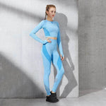 Fashion long sleeve gym suit - EX-STOCK Canada