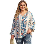 Fashion Loose Printed Long-sleeved Top Women - EX-STOCK Canada