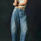 Fashion Loose Wide-leg Pants Summer Sports Straight Casual Cotton Trousers Women's Trouser Pant - EX-STOCK CANADA