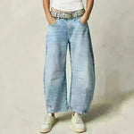 Fashion Loose Wide-leg Pants Summer Sports Straight Casual Cotton Trousers Women's Trouser Pant - EX-STOCK CANADA
