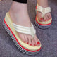 Fashion Outside Wear Beach Non-slip Platform Slippers - EX-STOCK Canada
