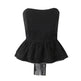 Fashion Personality Ruffled Tube Top Women - EX-STOCK CANADA