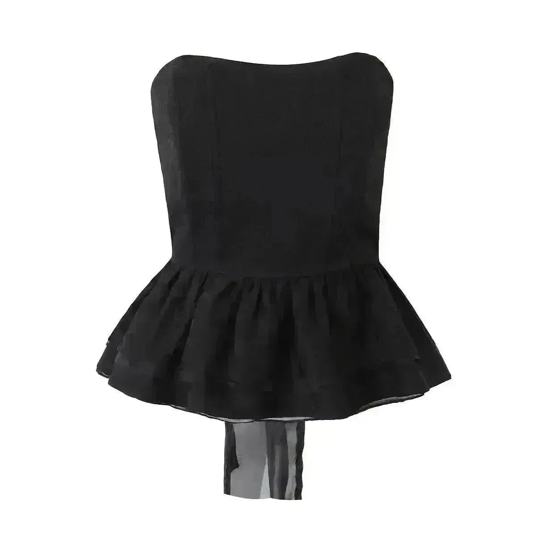 Fashion Personality Ruffled Tube Top Women - EX-STOCK CANADA