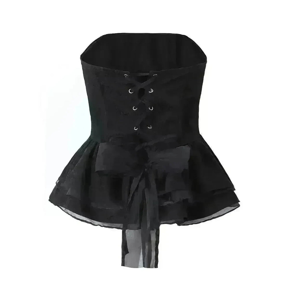 Fashion Personality Ruffled Tube Top Women - EX-STOCK CANADA