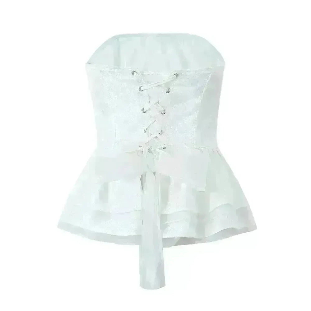 Fashion Personality Ruffled Tube Top Women - EX-STOCK CANADA