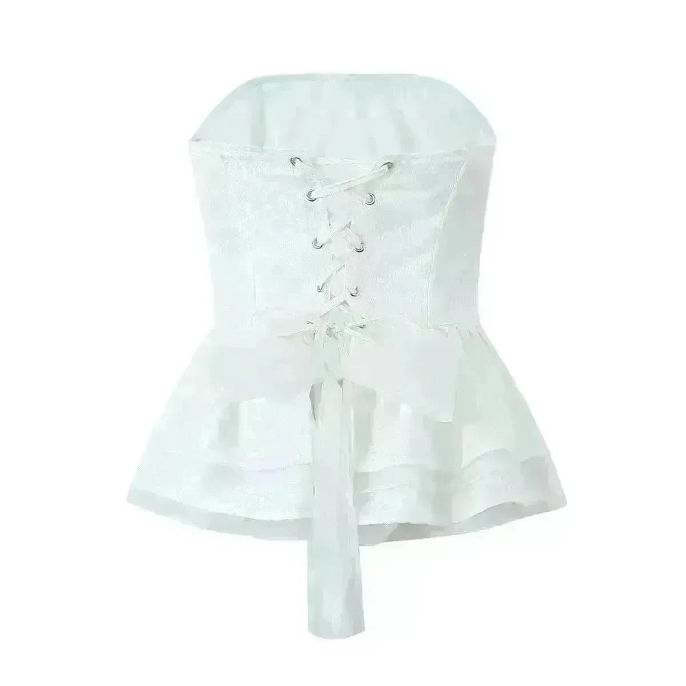 Fashion Personality Ruffled Tube Top Women - EX-STOCK CANADA