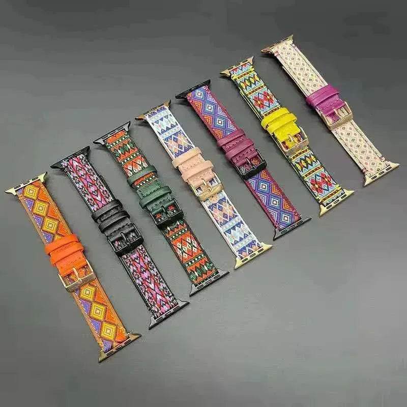 Fashion Personality Wristband Men's And Women's Tide Ethnic Wind Leather Watch Strap - EX-STOCK Canada