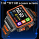 Fashion Personalized Style Smart Watch TFT HD Square Screen Smart Watch for Men - EX-STOCK Canada