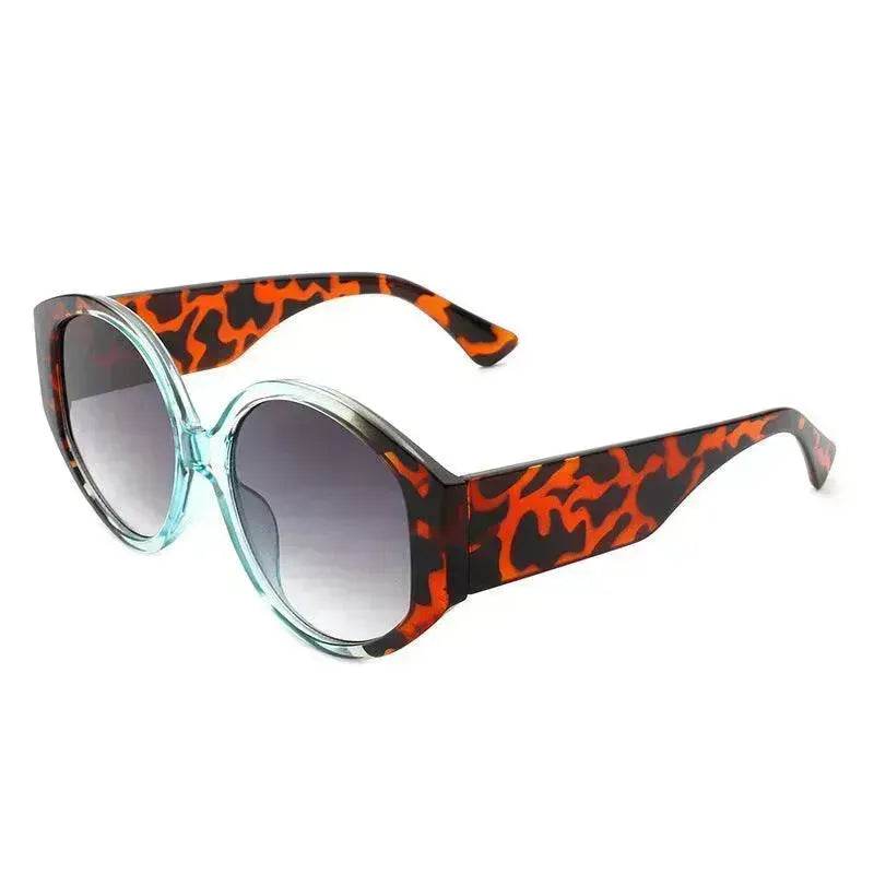 Fashion Round Frame Colorful Sunglasses - EX-STOCK Canada