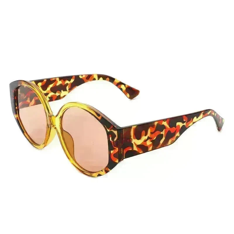 Fashion Round Frame Colorful Sunglasses - EX-STOCK CANADA