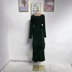 Fashion simple Arab lace up dress - EX-STOCK CANADA
