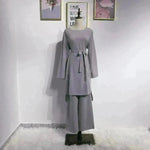 Fashion simple Arab lace up dress - EX-STOCK CANADA