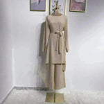 Fashion simple Arab lace up dress - EX-STOCK CANADA