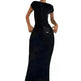 Fashion Slim-Fit Dress with High Waist, Hollow Detail, and Backless Design - EX-STOCK CANADA
