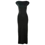 Fashion Slim-Fit Dress with High Waist, Hollow Detail, and Backless Design - EX-STOCK CANADA