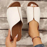 Fashion Solid Wedges Sandals Summer Casual Peep-toe Slippers Outdoor Thick Sole Heightening Slides Shoes Women - EX-STOCK Canada
