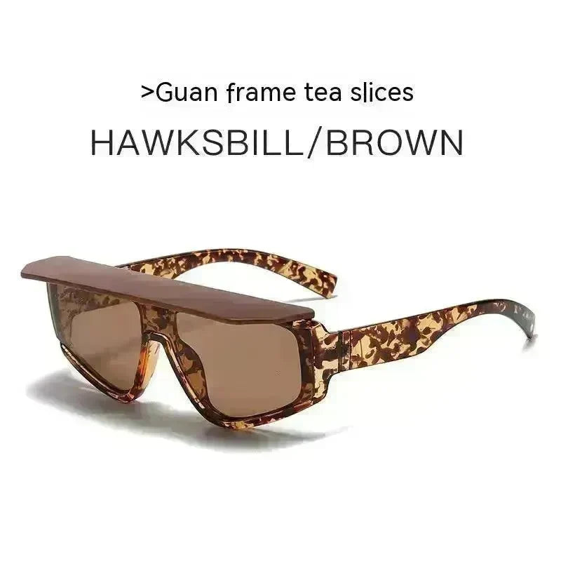 Fashion Square Brim Sunshade Sunglasses - EX-STOCK CANADA