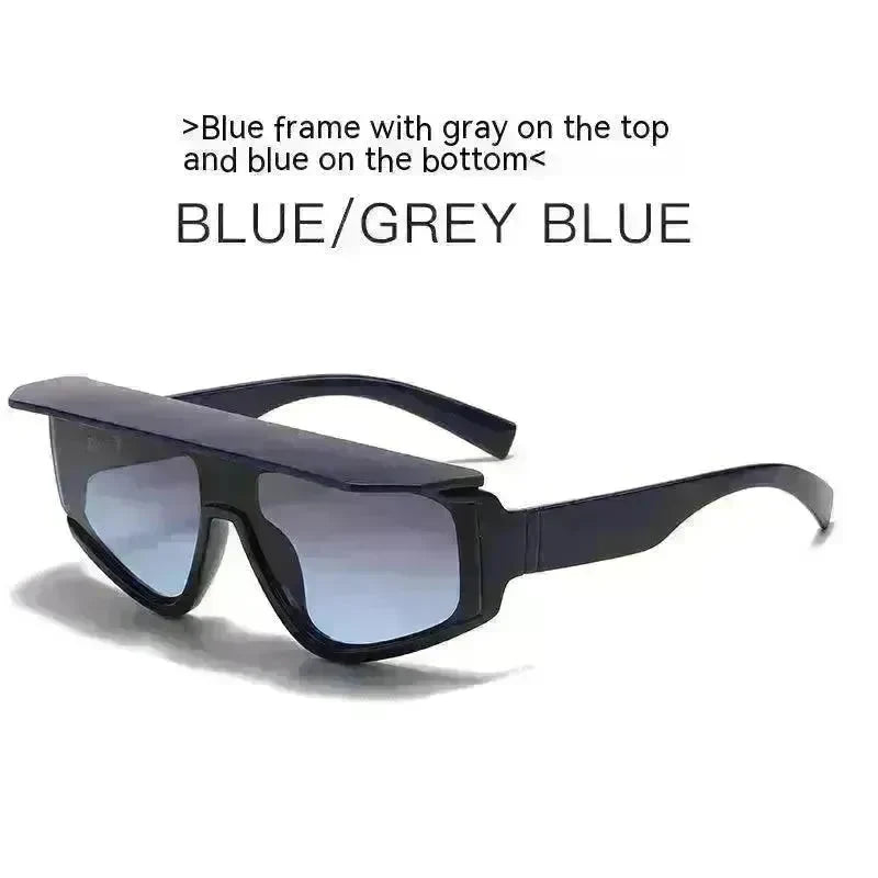 Fashion Square Brim Sunshade Sunglasses - EX-STOCK CANADA