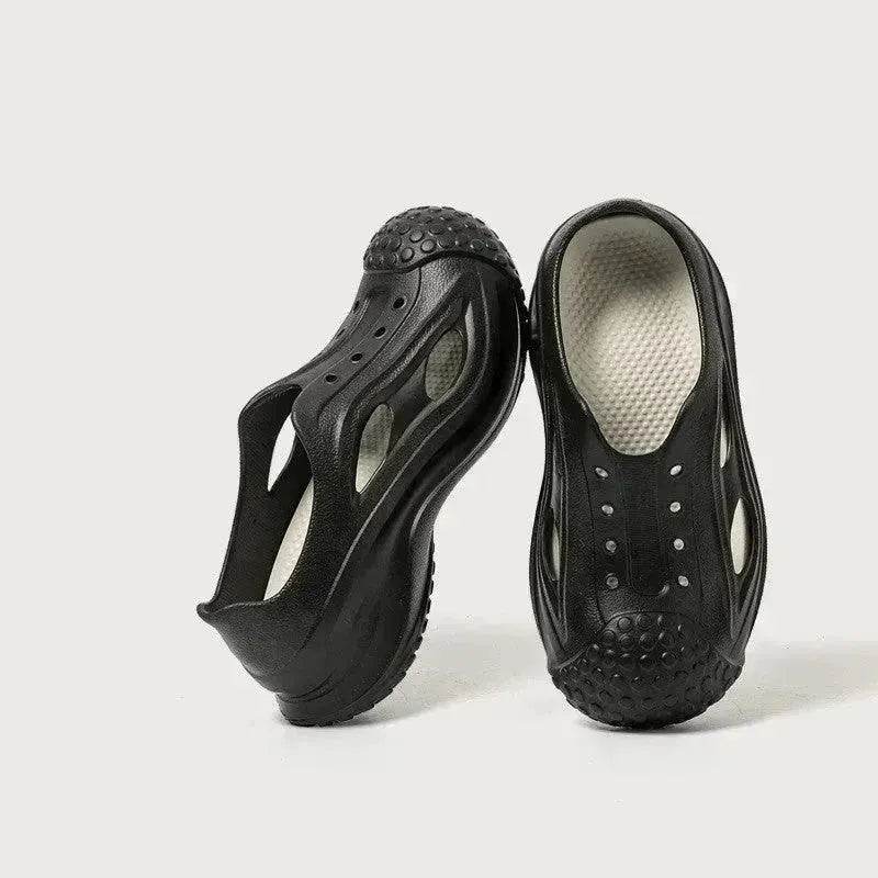 Fashion Thick-soled Clogs Shoes Indoor Floor Slippers Women Men Summer Outdoor Non-Slip Baotou Toe Beach Shoes - EX-STOCK Canada