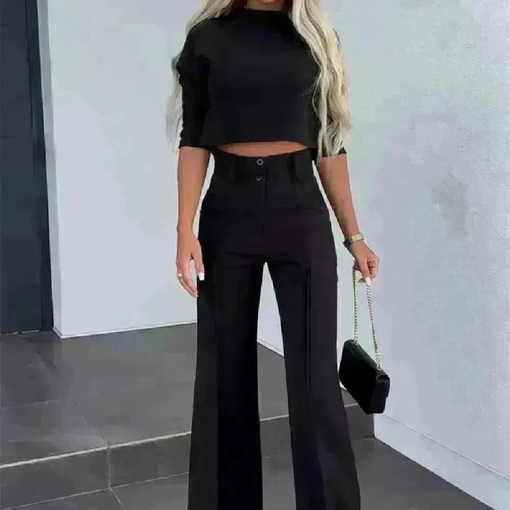 Fashion Tops High Waist Wide Leg - EX-STOCK CANADA