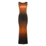 Fashion Trend Multicolor Printed Pullover High Waist Dress - EX-STOCK CANADA