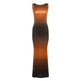 Fashion Trend Multicolor Printed Pullover High Waist Dress - EX-STOCK CANADA