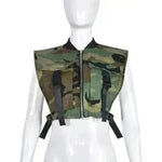 Fashion Trend Women Workwear Vest Top - EX-STOCK CANADA