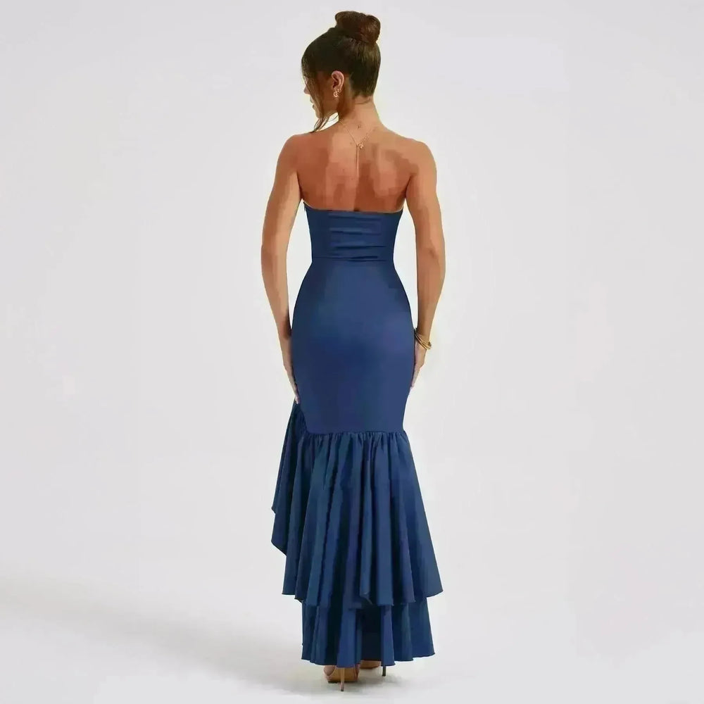 Fashion Tube Top Irregular Temperament Dress - EX-STOCK CANADA