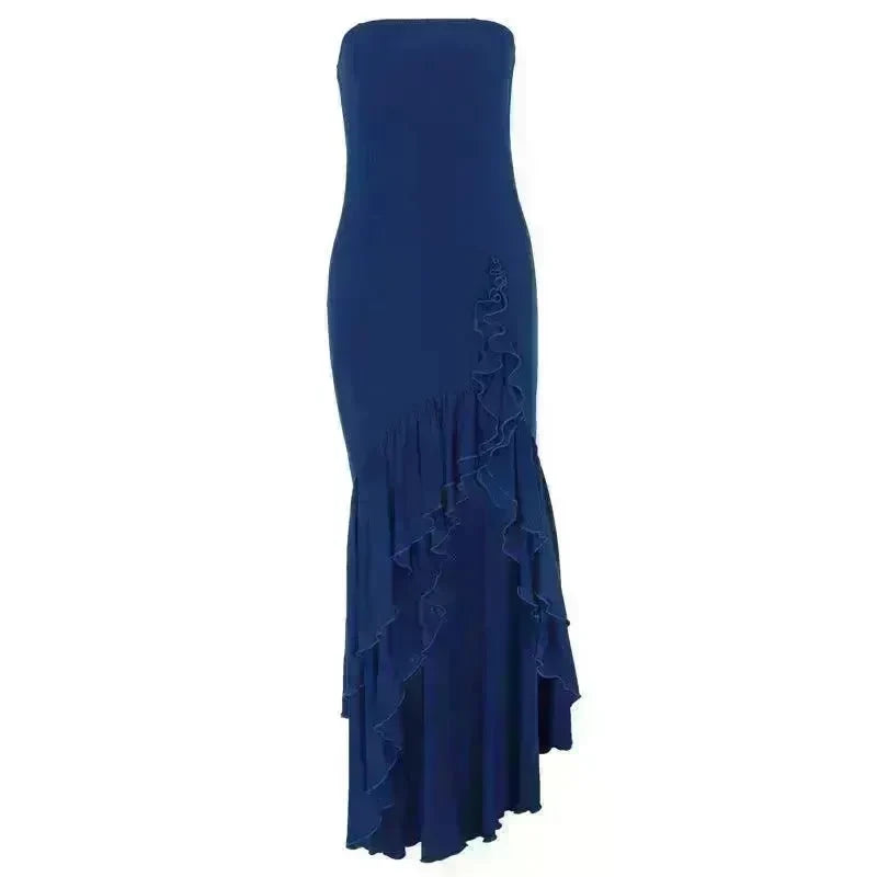 Fashion Tube Top Irregular Temperament Dress - EX-STOCK CANADA