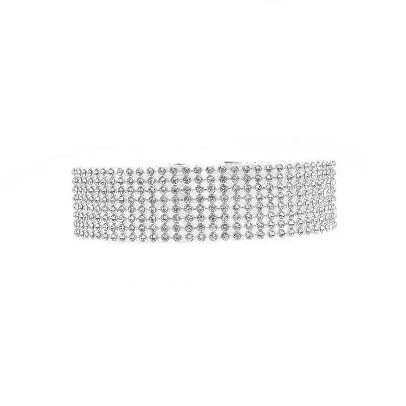 Fashion Women Full Crystal Rhinestone Choker Necklace Wedding Jewelry Chokers Necklaces for Women - EX-STOCK CANADA
