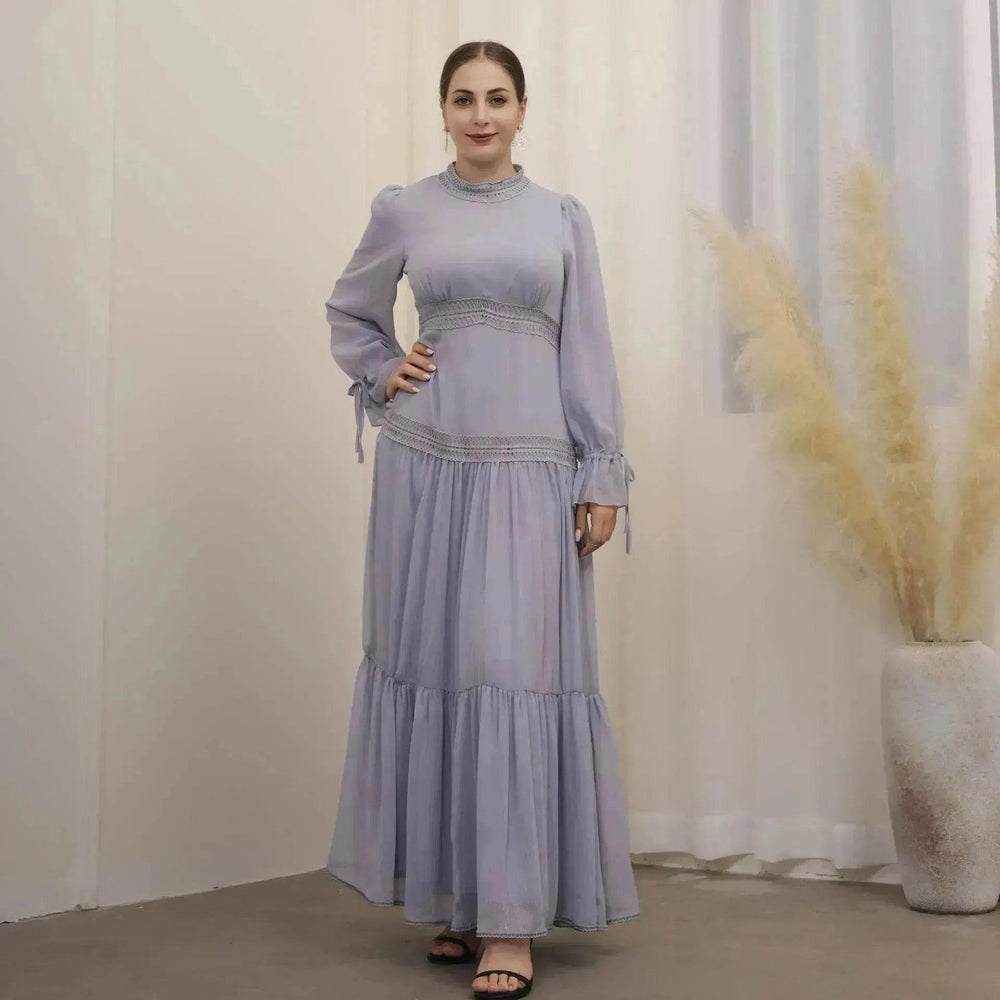 Fashionable and Exquisite Abaya maxi Dress for Exquisite Arab Dubai Turkey Middle Eastern Women. - EX-STOCK Canada