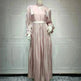 Fashionable Arab Women's Bright Silk Satin Dress - EX-STOCK CANADA