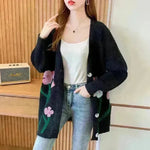 Fashionable Knitted Cardigan Top Women - EX-STOCK CANADA