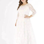Fashionable Long sleeve Lace maxi Dress for Arab Dubai Turkey Middle Eastern Women - EX-STOCK Canada