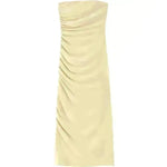 Fashionable New Summer Sleeveless String Women's Dress Midi Dress - EX-STOCK CANADA