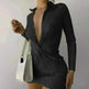 Fashionable Sexy New L-neck Twisted Sexy Tight-fitting Dress - EX-STOCK CANADA