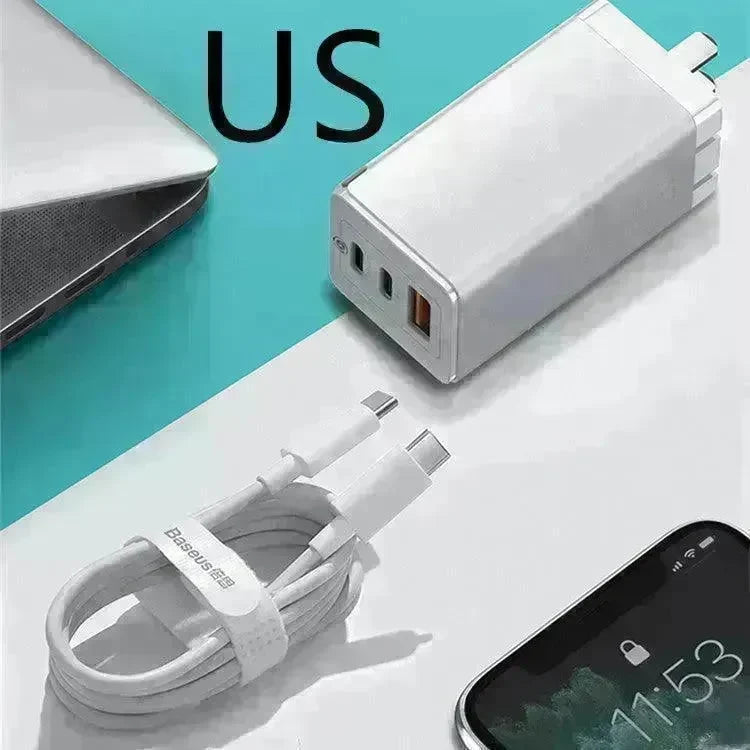 Fast mobile phone charger With USB and Type C port - EX-STOCK CANADA